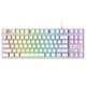 thumbnail image 1 of Teclado con retroiluminación LED con cable PC de 87 teclas Teclados mecánicos iluminados Negro Resistencia a derrames Accesorios para portátiles Niños Regalos Tableta Blanco, RGB kenally EL005048-04B, 1 of 2