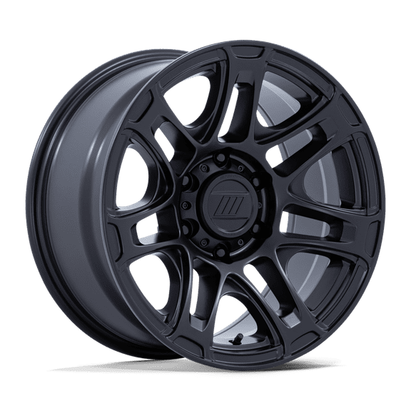 17x8.5 Pro Comp PA204 Roughneck Matte Black Wheel 6x5.5 (0mm)