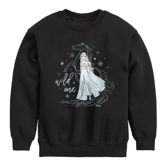 Frozen 2 - Wild One - Toddler And Youth Crewneck Fleece Sweatshirt