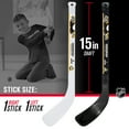 thumbnail image 3 of Franklin Sports Pittsburgh Penguins NHL Mini Hockey Stick Set - NHL Team Knee Hockey Stick and Ball Set - Two Players - Great Toy for Kids, 3 of 7