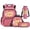 Watermelon Capybara Polka Dot, variant on Yspwyqan Yellow Hedgehog Apple Set of 4 Backpack Set with Lunch Box Pencil Case Water Bottle, Multi-Pocket Lightweight School Bags Fits 15.6 Laptop for Elementary Middle School