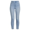thumbnail image 2 of No Boundaries Juniors Pull On Skinny Jeggings, Sizes S-XXXL, 2 of 5