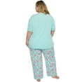 thumbnail image 4 of Women's Plus Size The Little Mermaid Ariel Pajama Set T-Shirt & Pants Disney, 4 of 6