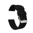 thumbnail image 2 of 22mm Black - BARTON Watch Bands - Soft Silicone Quick Release Straps, 2 of 10