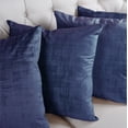thumbnail image 2 of Home Soft Things Textured Velvet 4 Piece Pillow Shell Set - Navy Peony - 20" x 20", 2 of 2