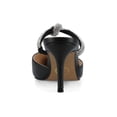 thumbnail image 3 of Journee Womens Lunna Mules Mid Stiletto Pointed Toe Evening Pumps, Widths Available, 3 of 10