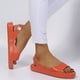 thumbnail image 4 of Sandalias cómodas para mujer, zapatos Retro de tacón bajo con punta abierta, moda de verano, 2021, 4 of 5