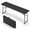 Black, variant on XYGOO 6 FT Narrow Folding Table, Half‑Fold Tabletop, Premium HDPE & Sturdy Metal Frame, Ideal for Buffet, Seminar, Party, Training, Home Office, Black
