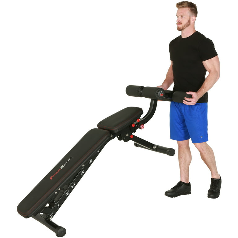 Fitness Reality 2000 Super Max XL High Capacity Weight Bench with  Detachable Leg Lock-Down