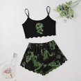 thumbnail image 2 of BOOMNY Pajamas Set for Women Sleeveless Pjs Crop Tops Shorts Sleepwewar Pyjamas Graphic Soft Cozy Homewear Loungewear Sets, 2 of 4