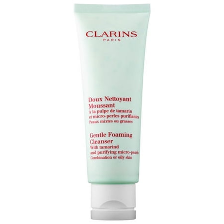 Clarins Gentle Foaming Facial Cleanser With Tamarind Combination Oily Skin, (Best Gentle Cleanser For Oily Skin)