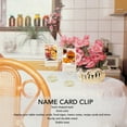 thumbnail image 3 of Table Number Stands, Gold Color 25 Pieces Place Card Holder Sturdy Metal  For Birthday, 3 of 8