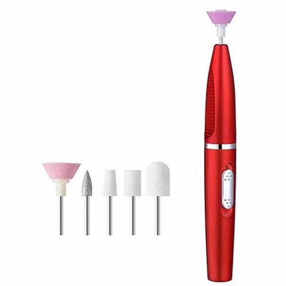 Electric Nail Drill, USB Electric Nail Drill Machine for Acrylic Nails,Portable Electrical Nail File Polishing Tool Manicure Pedicure Nail Supplies for Home and Salon Use