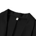 thumbnail image 4 of Uooqdmx Blazers for Women Suits Solid Colour Lapel Pocket Suit Jacket Blazers for Women Business Casual Black M, 4 of 7