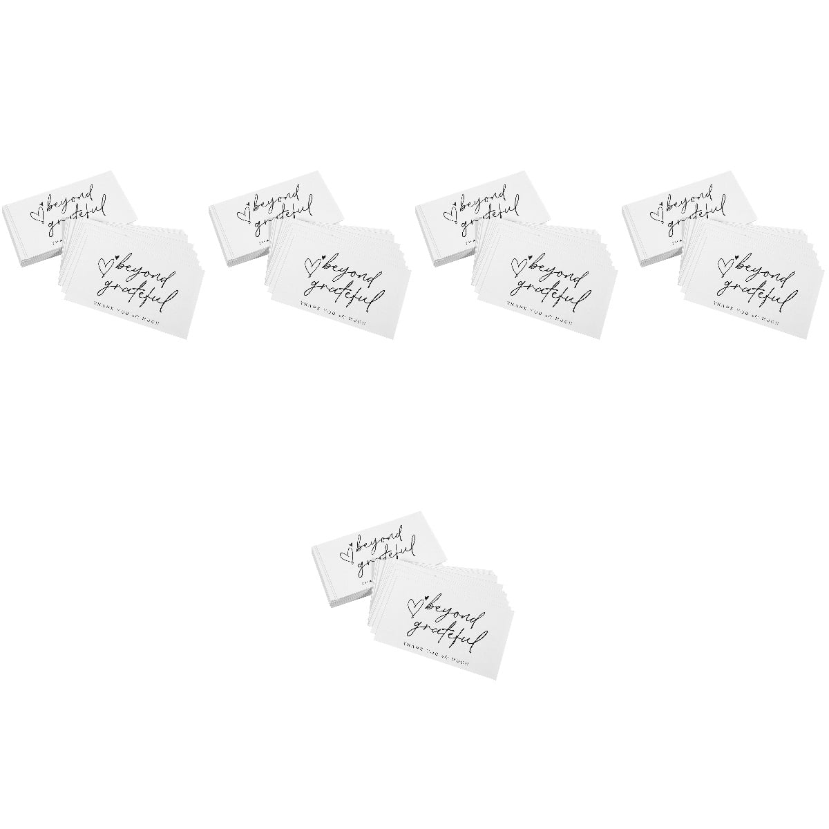 Raindrops 500 Pcs  Thank You Cards Small Business Paper Thanks Cards for Boutique Shops Thank You Paper Card
