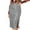 Gray, variant on Lovskoo 2024 Women's High Waist Sequin Skirt Front Slit Bodycon Fit Stretch Sparkly Rhinestone Work Midi Skirts Red