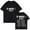 Black, variant on Jay Wheeler TRAPPii 2024 Tour Merch Short Sleeve T-shirt Unisex Fashion Crew Neck Top