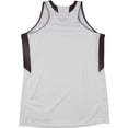 thumbnail image 2 of adidas Womens 2-Tone Basketball Team Jersey, Blanco, X-Large, 2 of 2