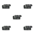 thumbnail image 3 of Youkk All Trend Match Alliage Boucle Ceinture pour Femmes Jeans Style Classique Ceinture Parti Punk Pin Robe Noire 105cm 5Set, 3 of 6