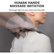 Breo N5 Mini Neck Massager with Heat Vibration Cordless Back Shoulder Massager for Muscle New Year Gift