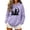 T-Purple halloween costumes for women, variant on DIOAZUD Women's Halloween Sweatshirts Plus Size Witch Print Pullover Hoodies Soft Classic Long Sleeve Shirt Tops Halloween Costumes