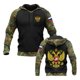 thumbnail image 2 of Sudadera con capucha con estampado 3D del ejército ruso y emblema nacional de Rusia para hombre, chándal deportivo informal, 2 of 5