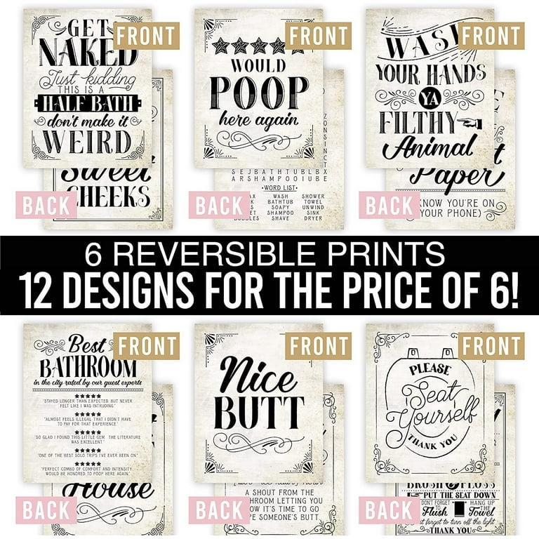 Free Printable Funny Restroom Signs