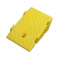thumbnail image 2 of relayinert Portable Curb Ramp Wheelchair Threshold Ramp Kerb Ramp Non-slip 16cm Yellow, 2 of 5
