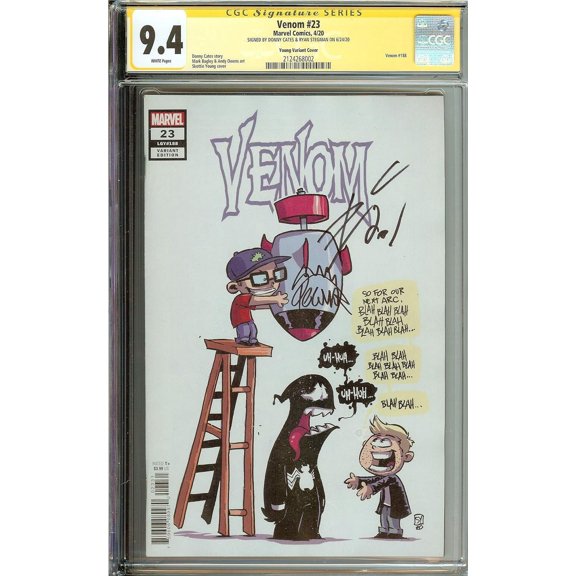 Marvel Comics Venom #23 CGC SS 9.4 Signed Donny Cates & Ryan Stegman