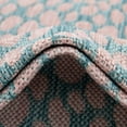 thumbnail image 4 of Outdoor Zrand Collection Area Rug Pink and Aqua - 10'8" Square, 4 of 5