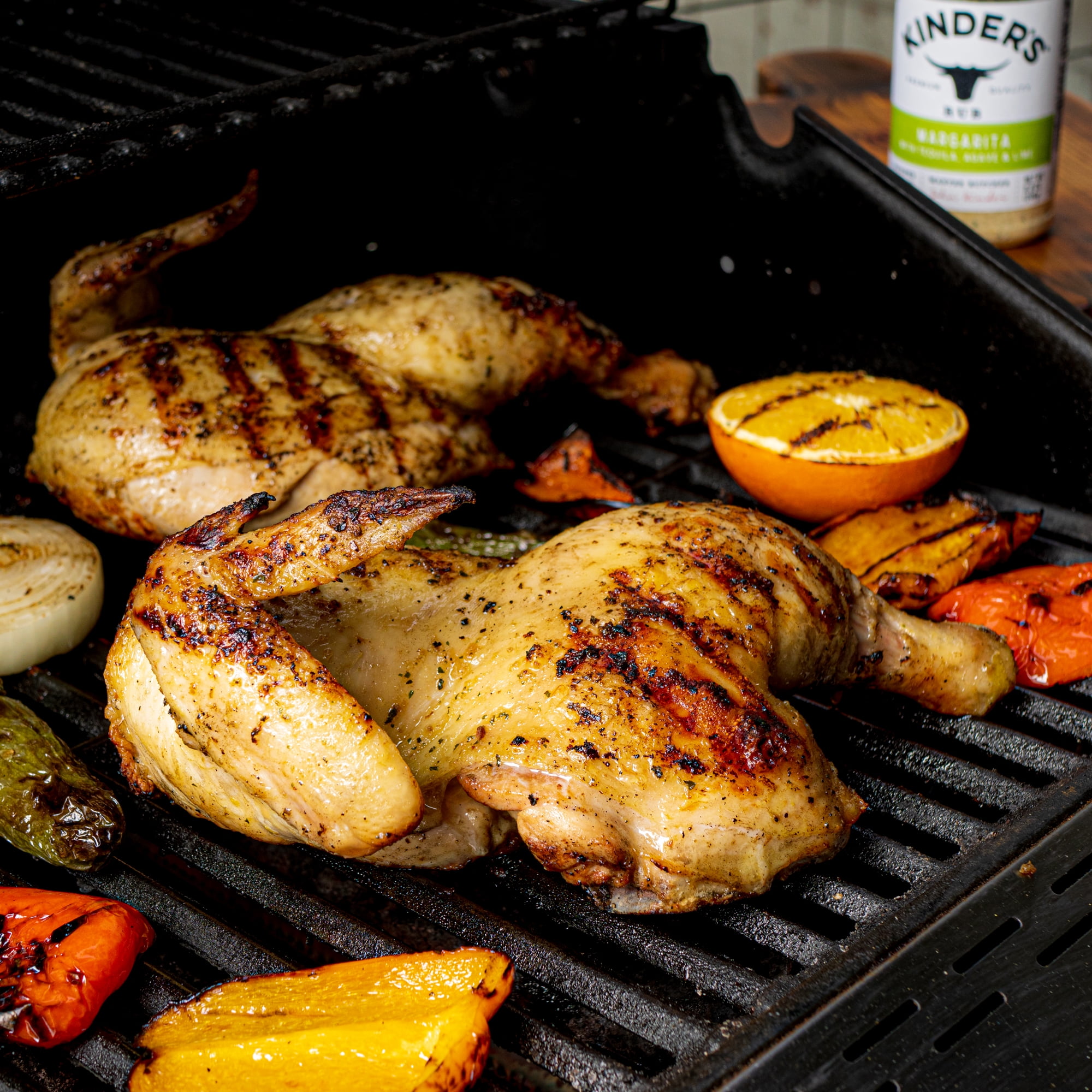 (6 pack) Kinder's Margarita Rub and Seasoning with Tequila, Agave and Lime, 2.6 oz