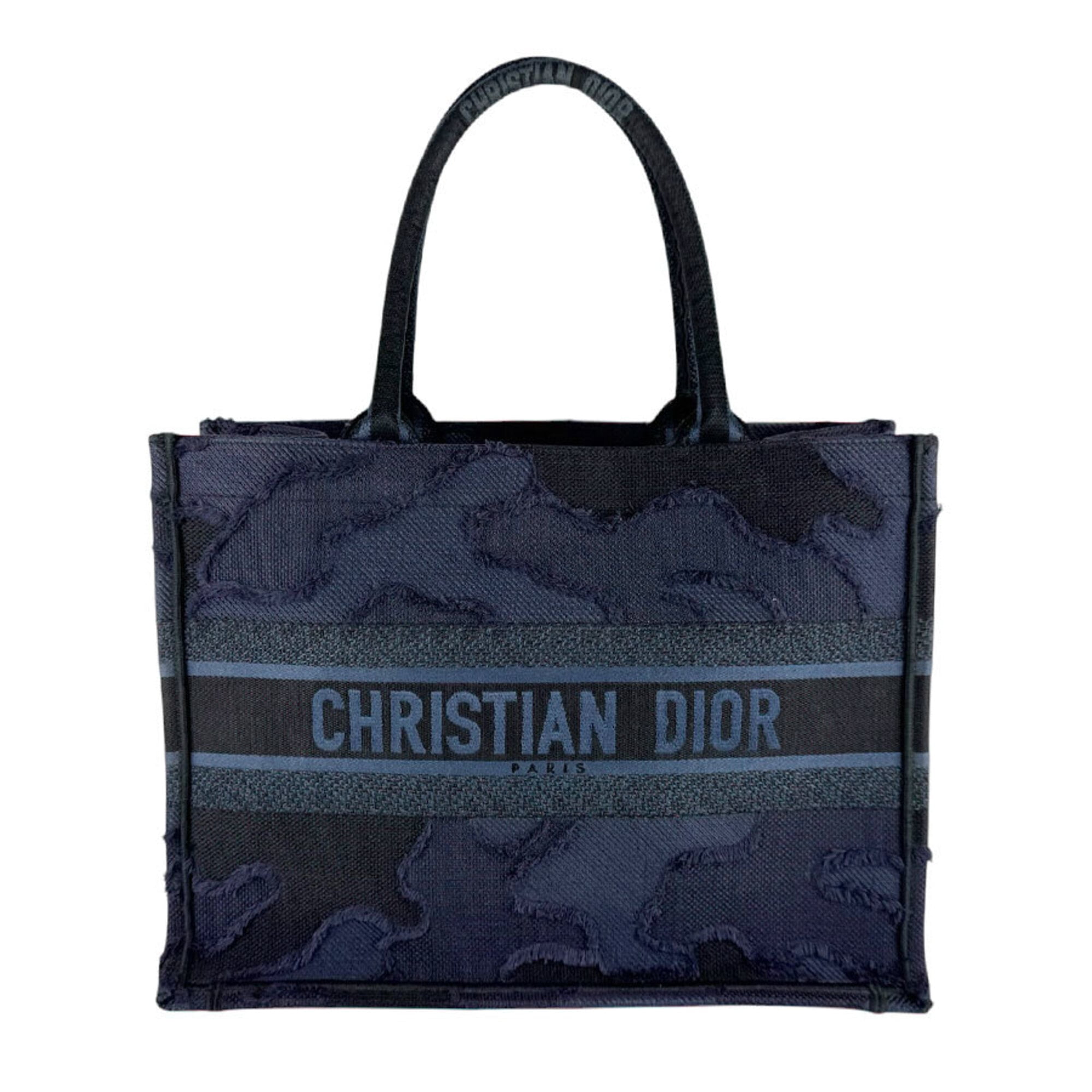 Pre-Owned Christian Dior handbag, Book Tote, medium size, canvas