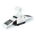 thumbnail image 2 of (2 pack) Mainstays Non-Slip Clothes Hangers, 10 Pack, White, Durable Plastic, TPE Strips, 2 of 6