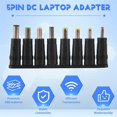 thumbnail image 4 of Universal 1 set 8pcs / set 5pin Jack Plugs DC for Laptop AC Power Adapter Tips Connectors for Comp, 4 of 5