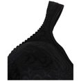 thumbnail image 4 of Playtex Womens Secrets Feel Gorgeous Embroidered Underwire Bra, 38D, Black/Warm, 4 of 6