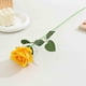 thumbnail image 1 of Plantas Artificiales De Plástico Paquete De 5 Ramos De Flores Artificiales Para Bodas En Casa, Flores Decorativas Multiusos De Plástico En Amarillo, 48cm Rkxzt, 1 of 9