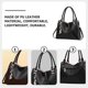 thumbnail image 3 of PU Leather Handbag Large Capacity Tote Bag Multi-Pocket Cross-Body Shoulder Bag, 3 of 4