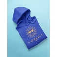 thumbnail image 3 of Le Soleil Radiance - Vintage Sun Emoji Graphic Men's Hoodie, 3 of 4