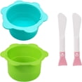 thumbnail image 1 of SUTENGDA 2 Pcs Doublure en Silicone pour Chauffe-Cire avec 2 Spatules Remplacement de Bol en Silicone Antiadhésif Réutilisable pour Chauffe-Cire 16 oz (Vert+turquoise), 1 of 7
