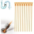 thumbnail image 1 of 2025 New Drain Snake Clog Remover 20 Inch Flexible Tool 10 Pack, 1 of 7
