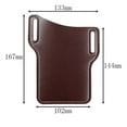 thumbnail image 2 of Riñonera Para Teléfono Móvil De 8 Colores Para Hombre, Riñonera De Cuero Pu Portátil, Bolsillo Para Teléfono Móvil Al Aire Libre Para Viajes, Escuela Diaria Sweethay AP006915-06, 2 of 6