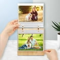 thumbnail image 6 of NestE 4x6 Picture Frame Desktop Display 4x6 Desk Flip Photo Album on Stand 60 Pockets, Mother's Day Gift for Mom from Daughter Son Desk Photo Book Gifts for Mother Father Grandma, 6 of 14