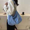 thumbnail image 1 of Bolso de mujer Bolso de hombro tipo bandolera Bolso de estudiante Bolso de mensajero (Azul claro), 1 of 8