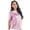 Pink, variant on SNKSDGM Women's Plus Casual Easter Shirts for Women Tops for Women Plus Size Trendy Women's Shiny Glossy Solid Color Turtleneck Short Sleeve Tee Shirt Top Women's Tops Plus Size 2X