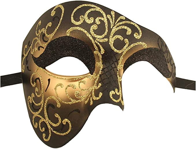 Luxury Mask Vintage Phantom of the Opera Mask Half Face Mask