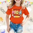 thumbnail image 2 of Hauts Tendance pour Filles T-Shirt à Manches Courtes Rentrée des Classes T-Shirt Décontracté Mignon Imprimé Dessin Animé Confortable Mode pour Tous les Jours, 2 of 4