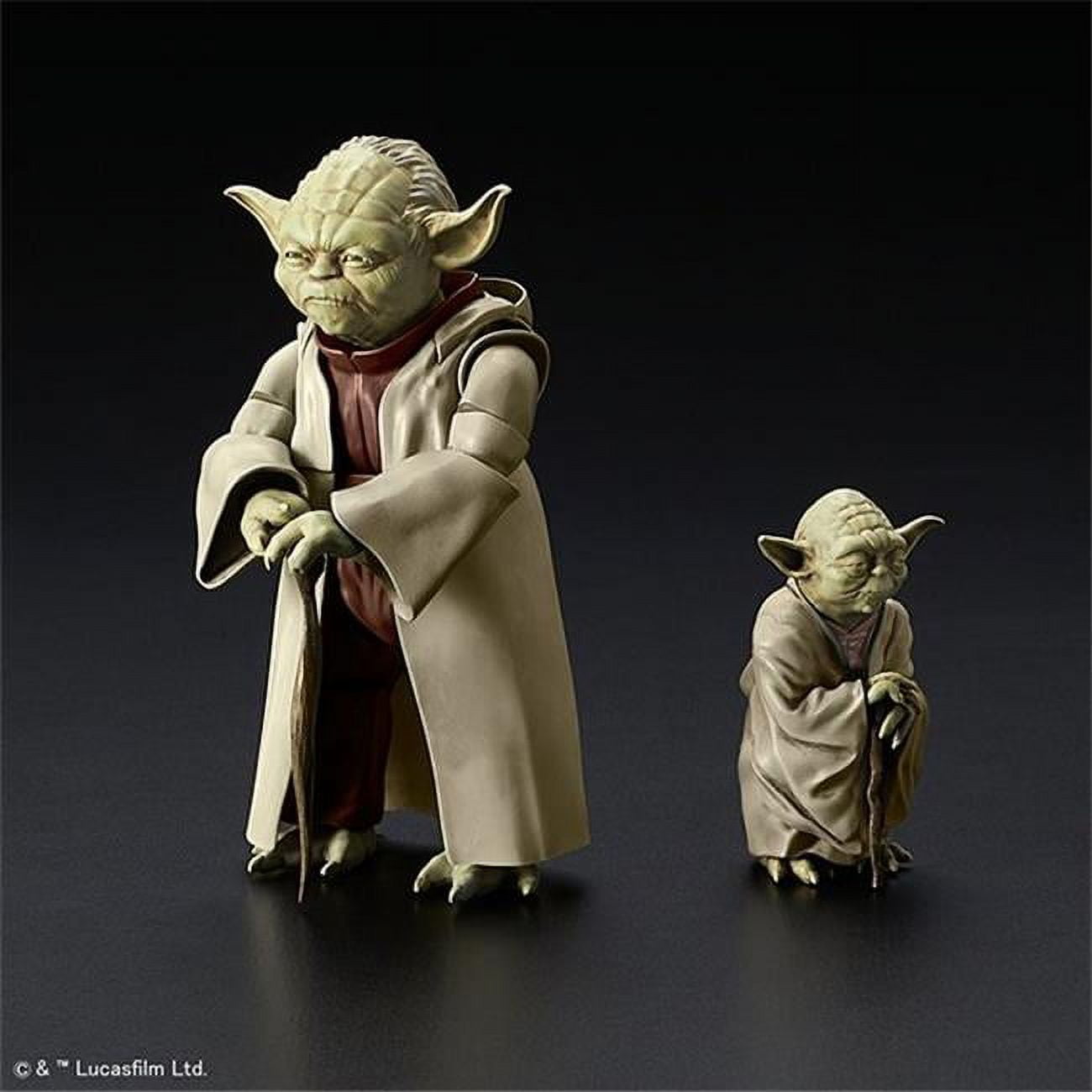 Bandai BAN214473 1 by 6 Scale Yoda Plastic Model Kit from Star