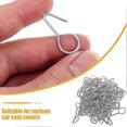 thumbnail image 3 of 50pcs Car Seat Installation Hooks Camper Hooks Multifunctional Hook Car Seat Cover Fixing Hooks Metal Hooks Rv Storage Door Hooks Car Seat Hanger, 3 of 3