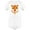 White, variant on Cute Fox With Flags Bodysuit Infant -Image by Shutterstock, 24 Months