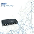 thumbnail image 3 of YongCo Gigabit Ethernet Splitter 7 Port RJ45 Networking Hubs Supports 1000Mbps Transmission Rate And Wide Compatibility, 3 of 9